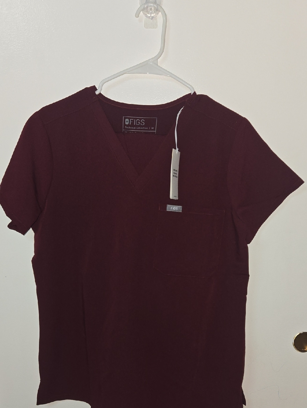FIGS MR NWT womens Burgundy Jogger Set